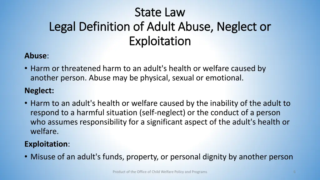 state law state law 3