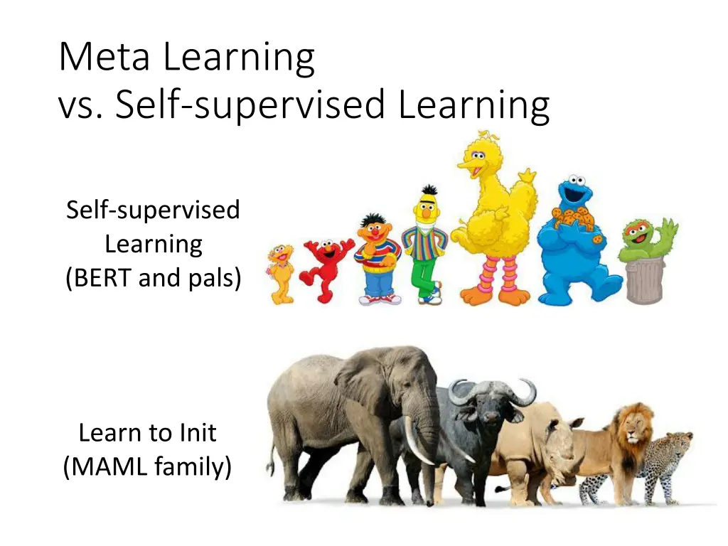 meta learning vs self supervised learning 1