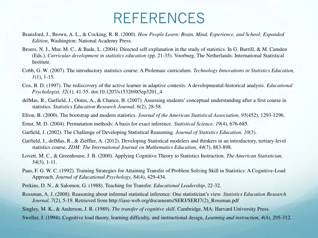 references