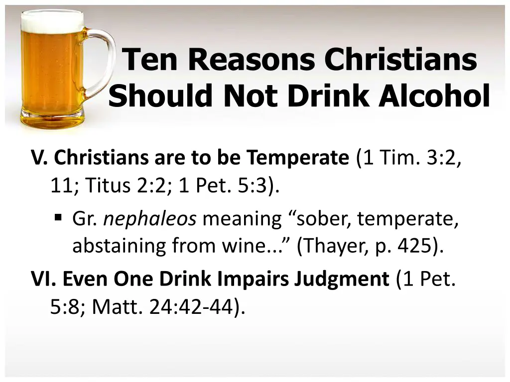 ten reasons christians should not drink alcohol 3