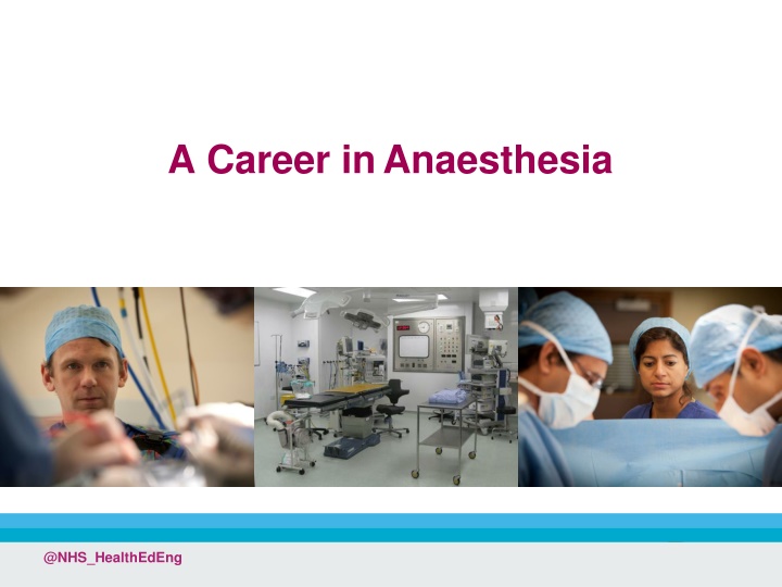 a career in anaesthesia