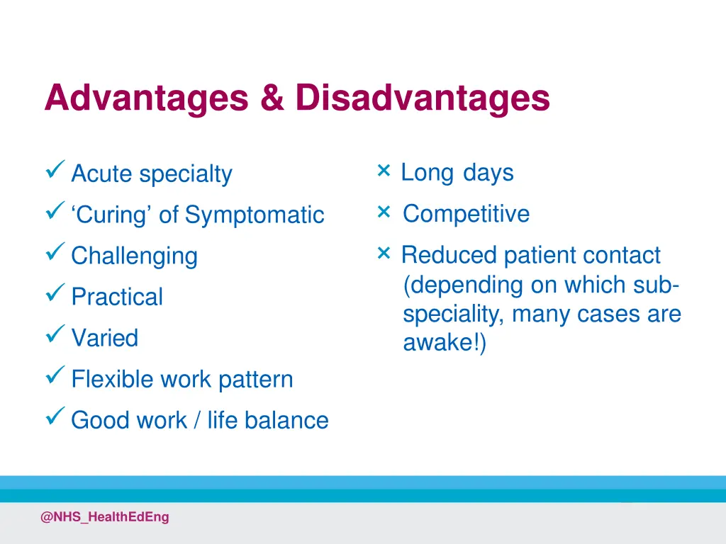 advantages disadvantages