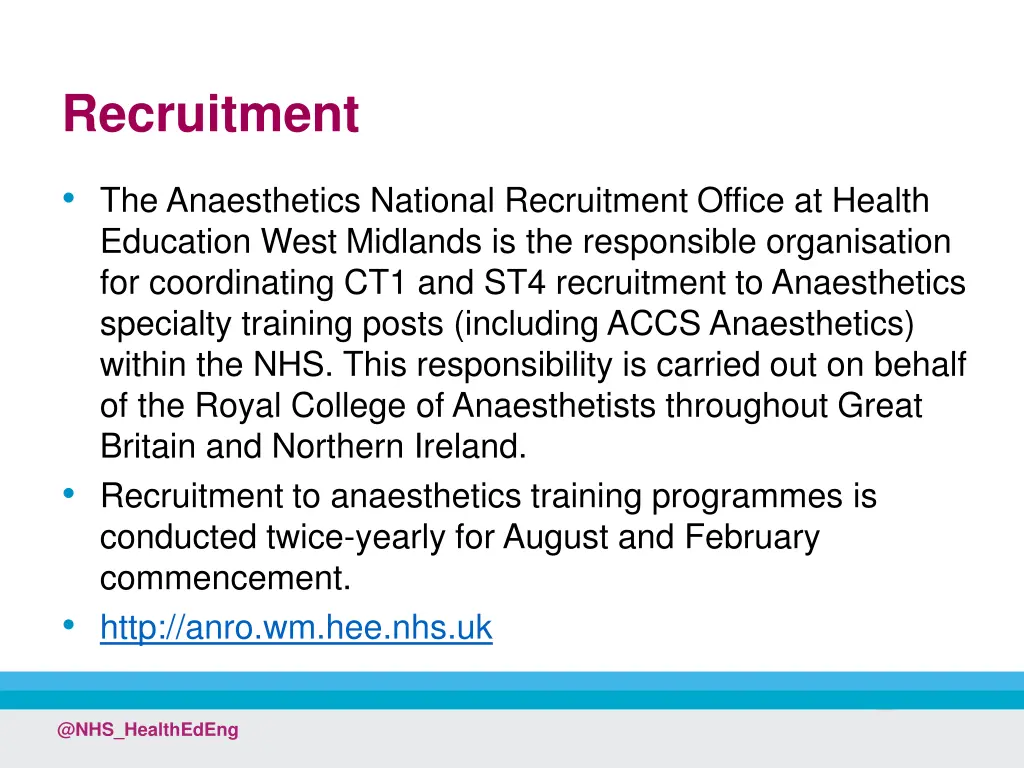 recruitment
