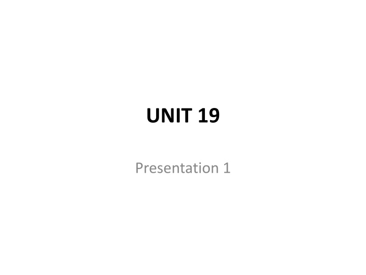unit 19
