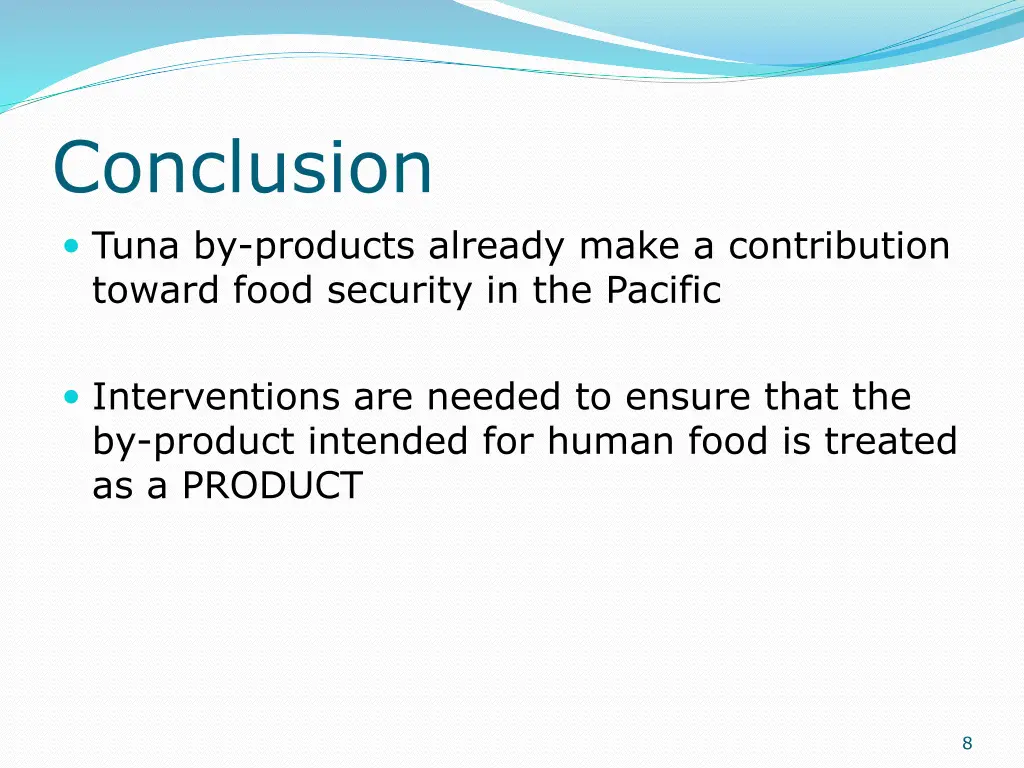 conclusion tuna by products already make
