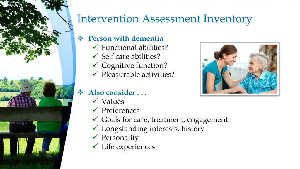 intervention assessment inventory 1