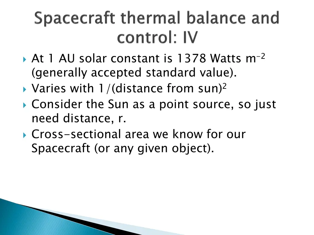 at 1 au solar constant is 1378 watts