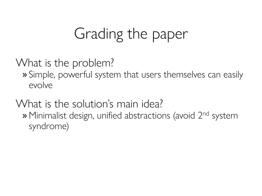 grading the paper