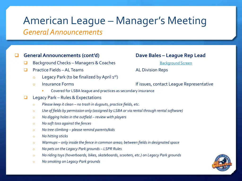 american league manager s meeting general 1