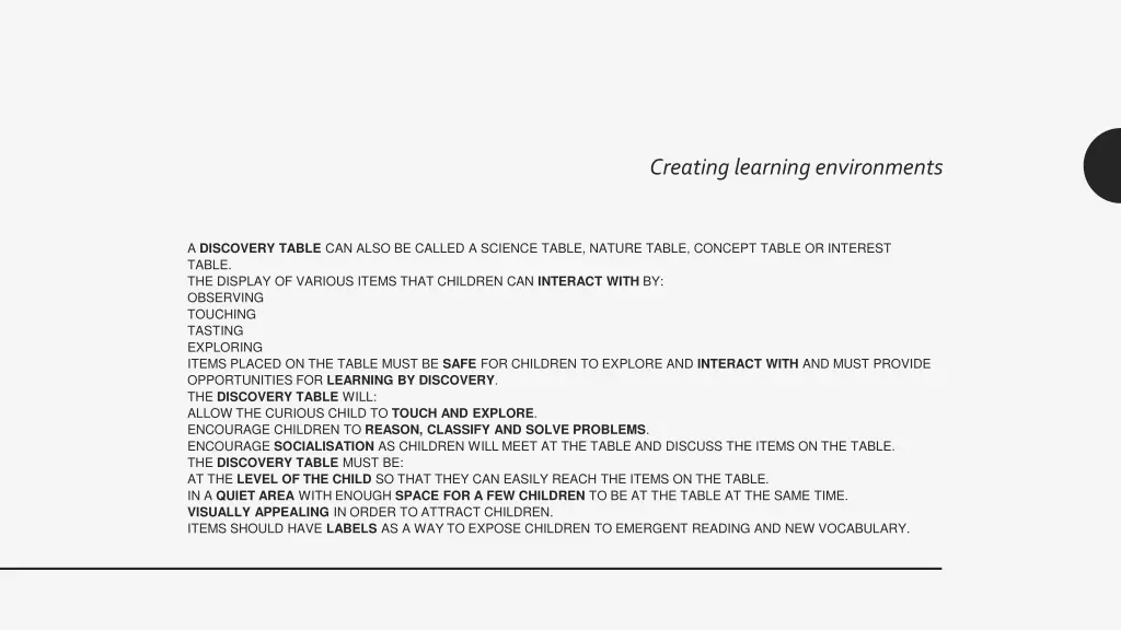 creating learning environments 10