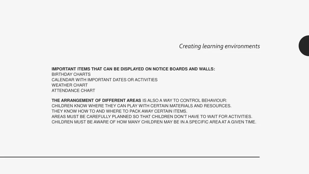 creating learning environments 4