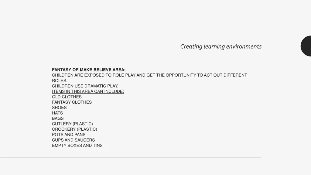 creating learning environments 8