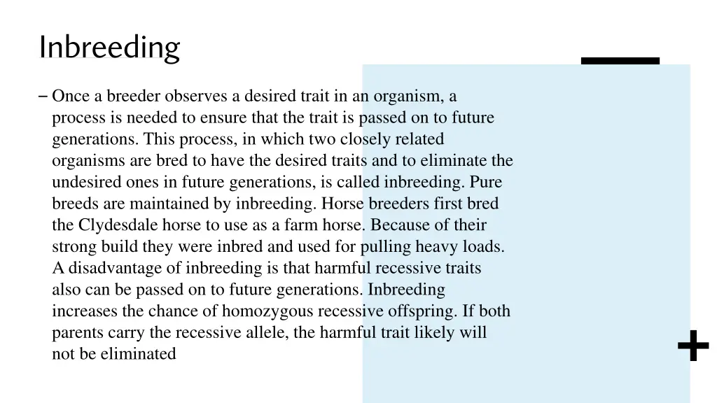 inbreeding