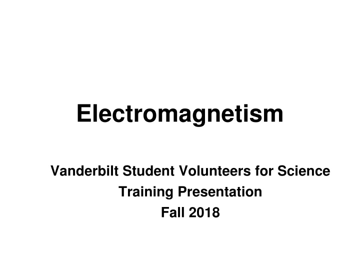 electromagnetism