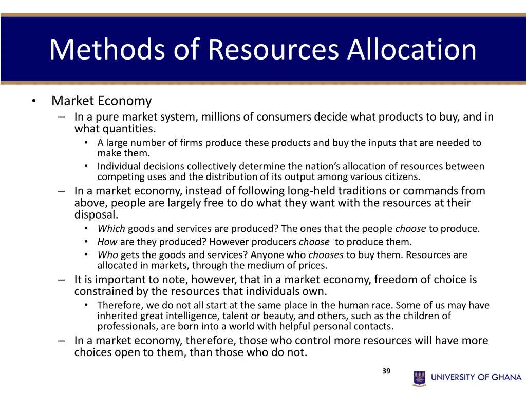 methods of resources allocation 4