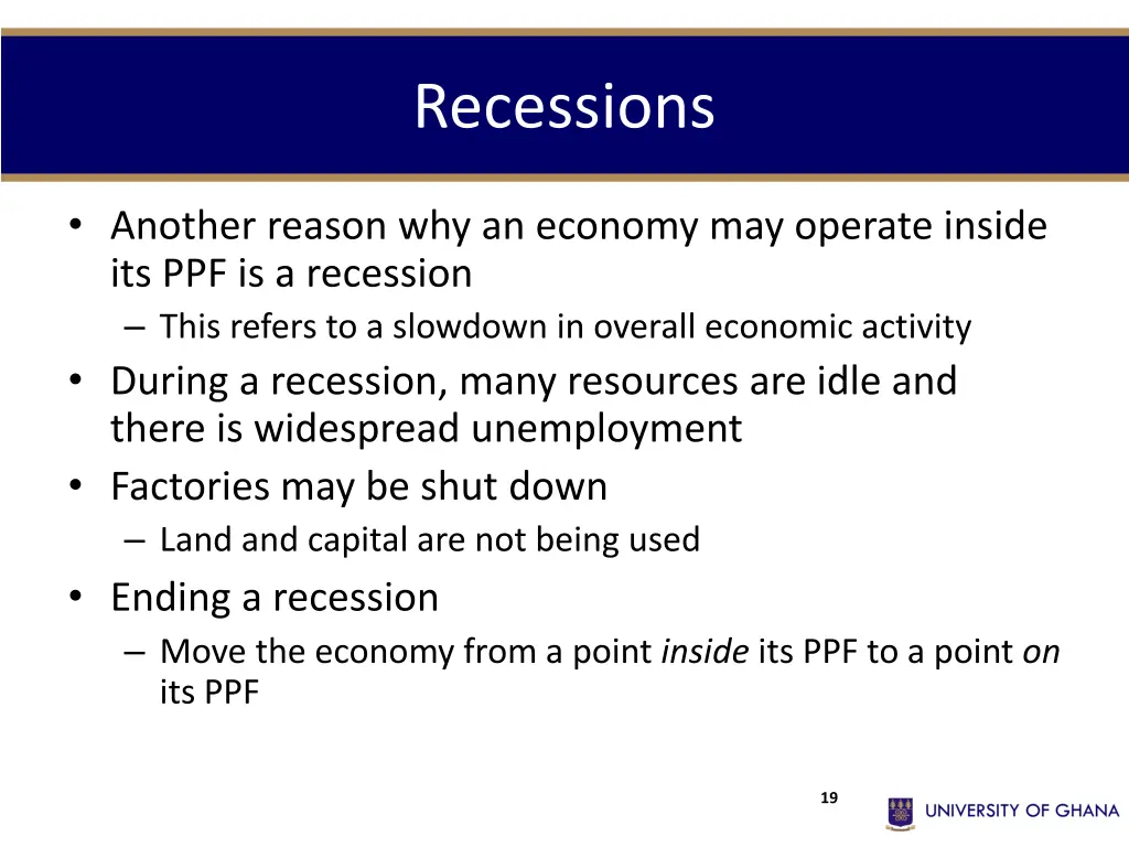 recessions