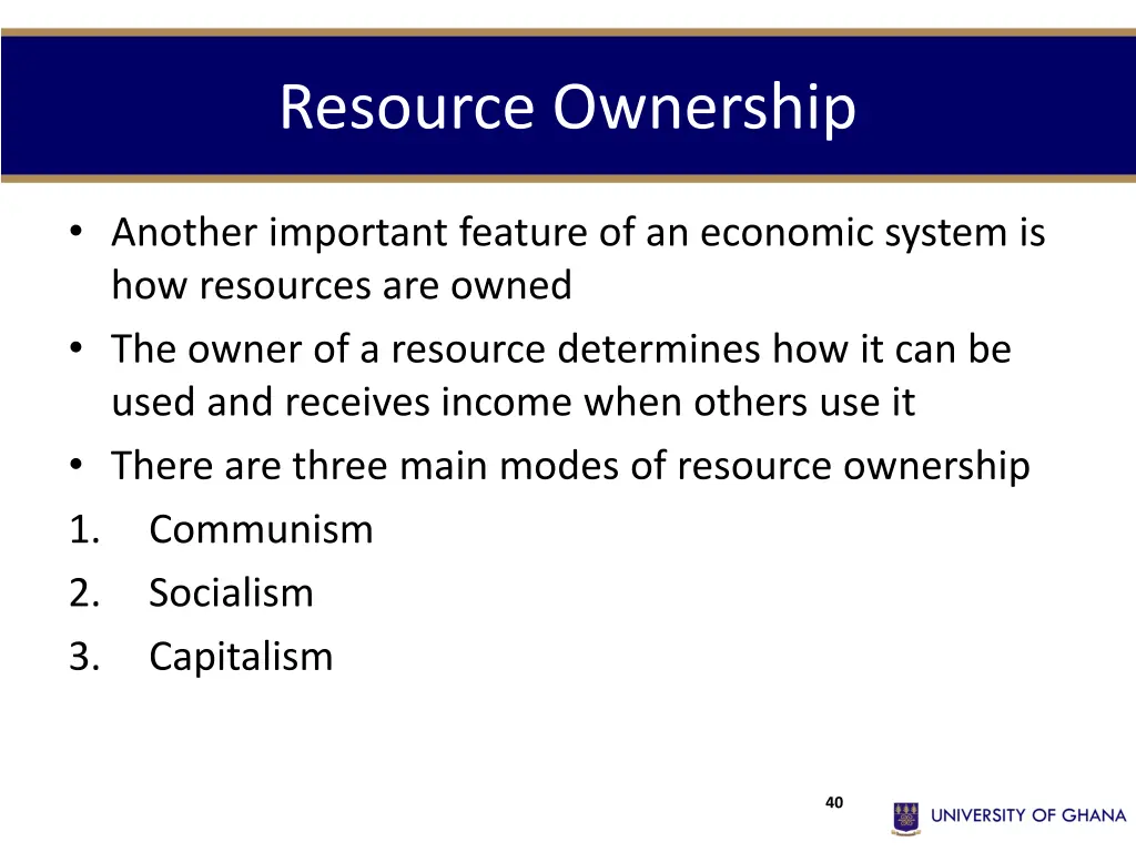 resource ownership
