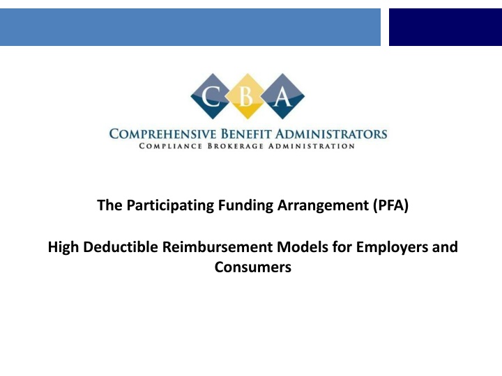 the participating funding arrangement pfa