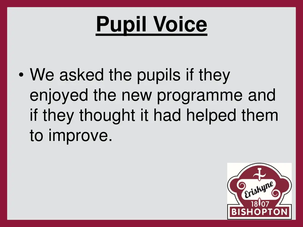pupil voice
