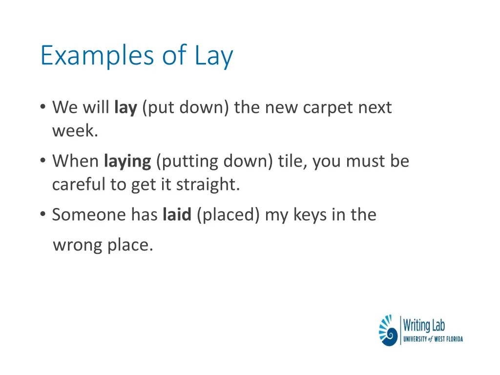 examples of lay