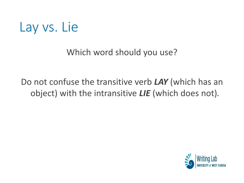 lay vs lie