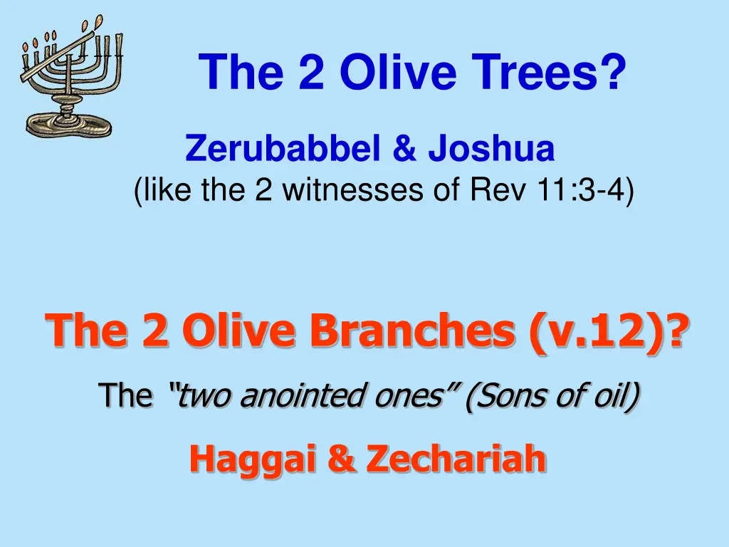 the 2 olive trees