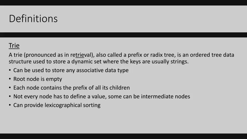 definitions
