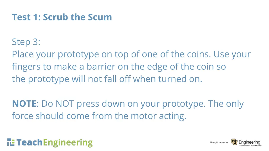 test 1 scrub the scum 3