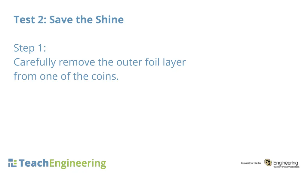 test 2 save the shine 1