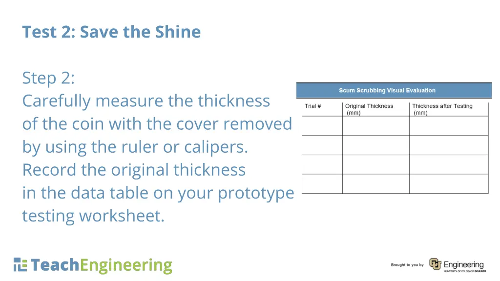 test 2 save the shine 2