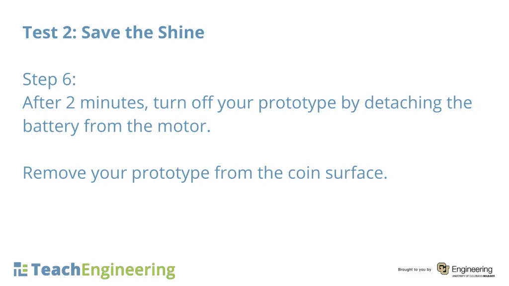 test 2 save the shine 6