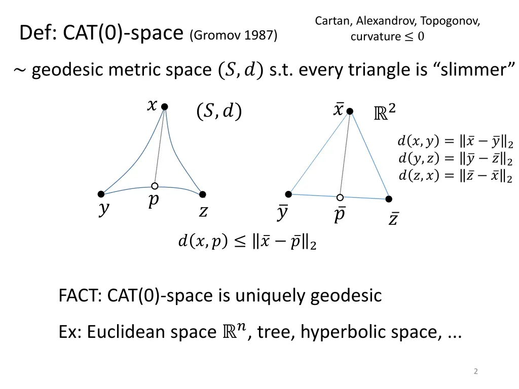 cartan alexandrov topogonov curvature 0