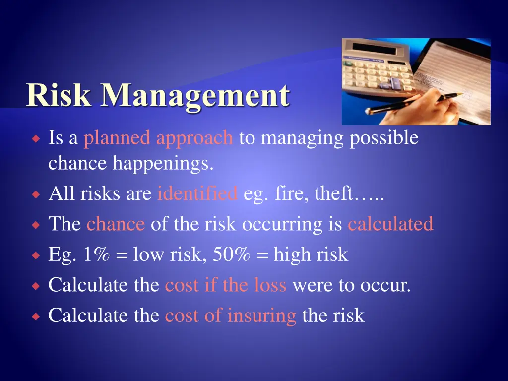 risk management