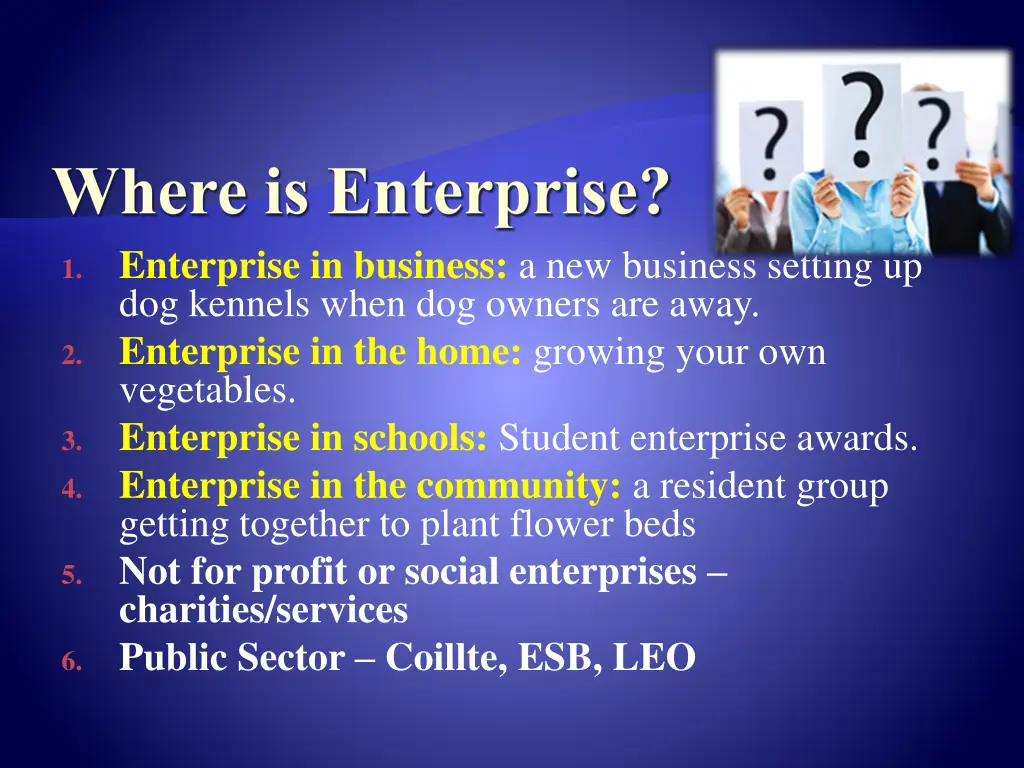 where is enterprise enterprise in business