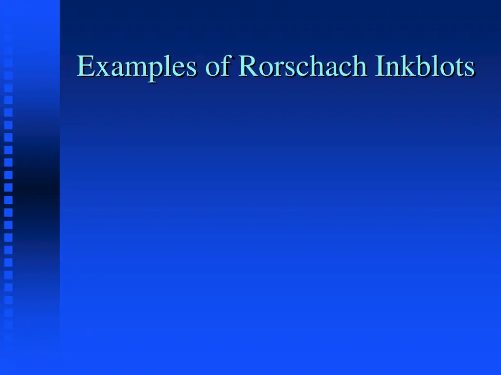 examples of rorschach inkblots