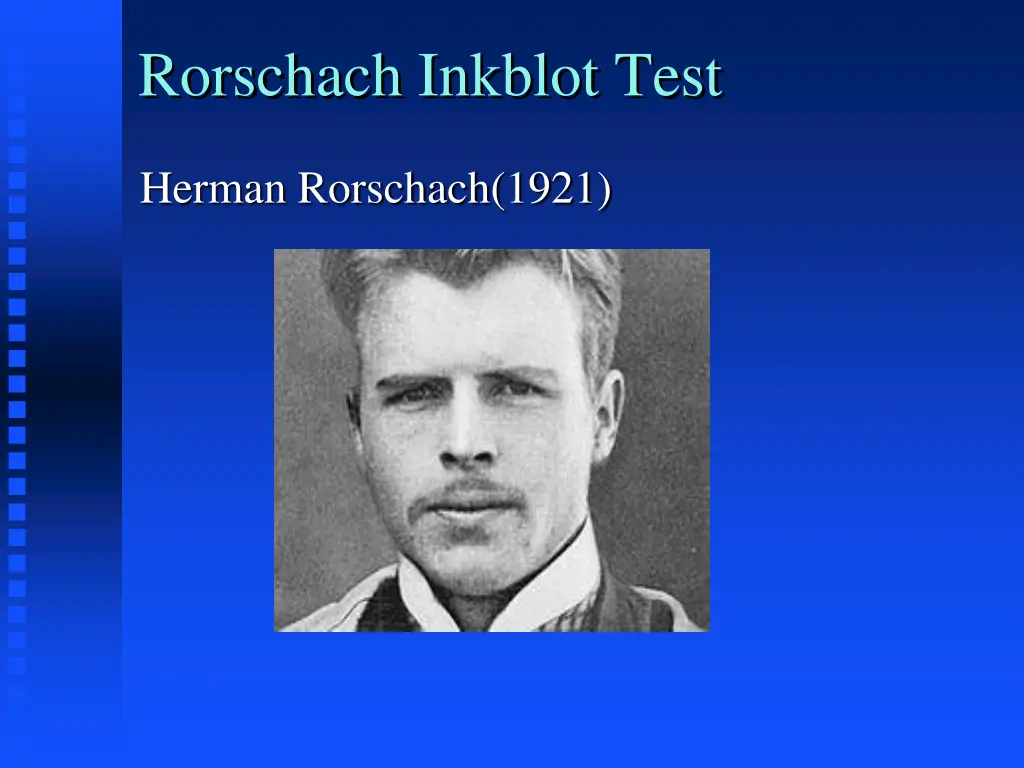 rorschach inkblot test