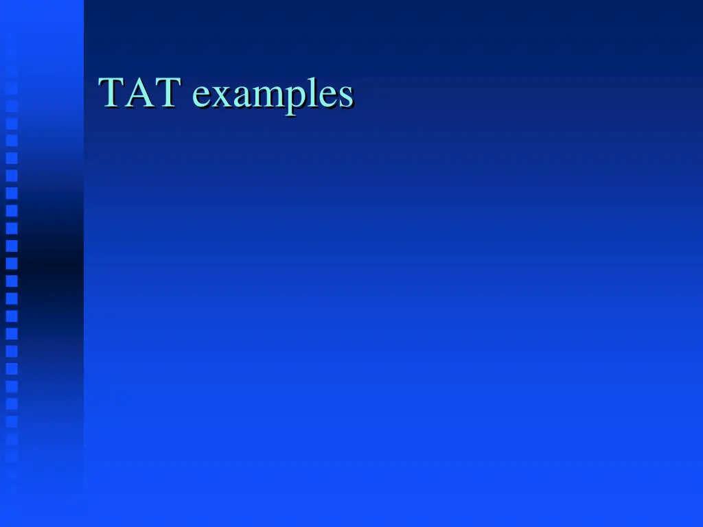 tat examples