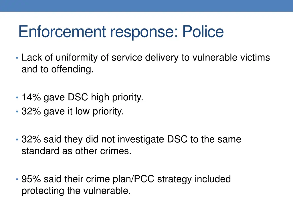 enforcement response police