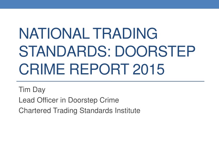 national trading standards doorstep crime report