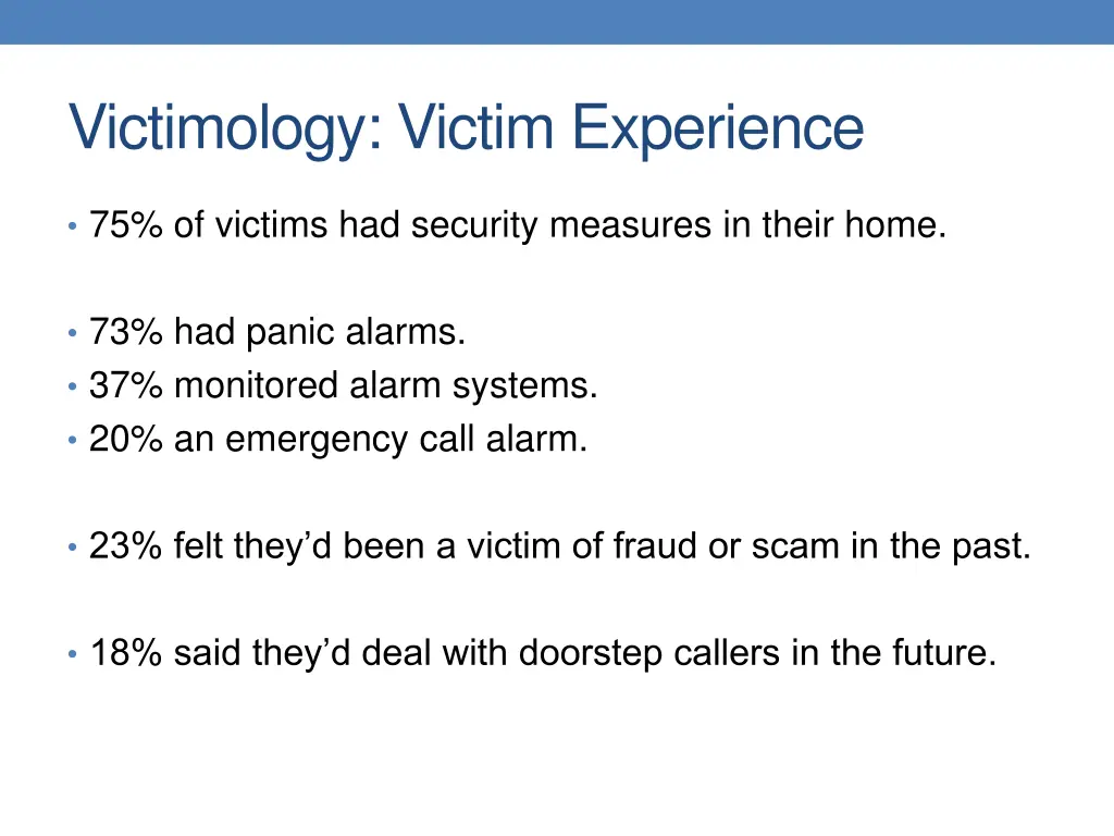 victimology victim experience 1