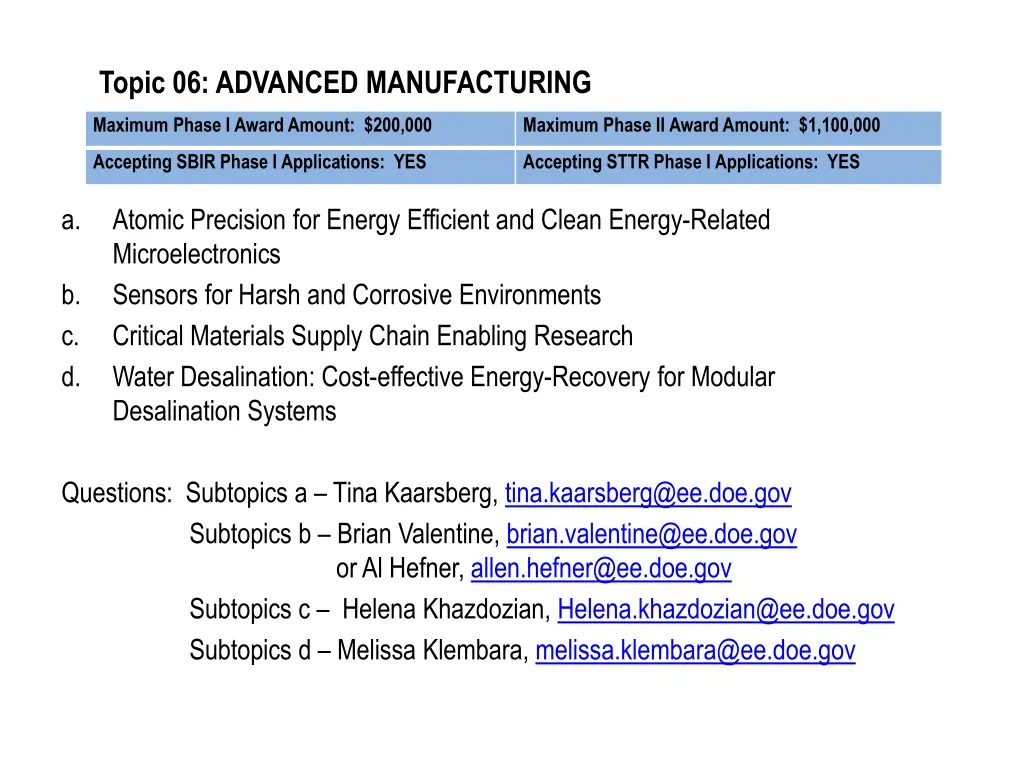 topic 06 advanced manufacturing