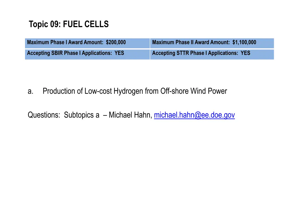 topic 09 fuel cells