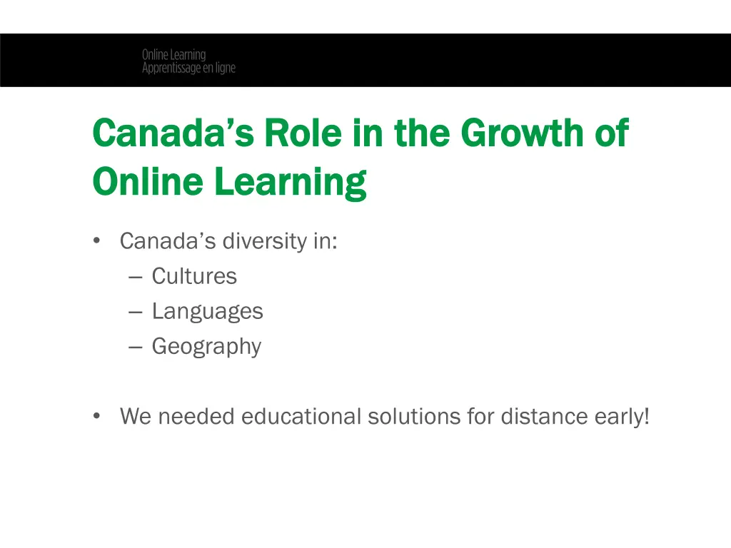 canada s role in the growth of canada s role