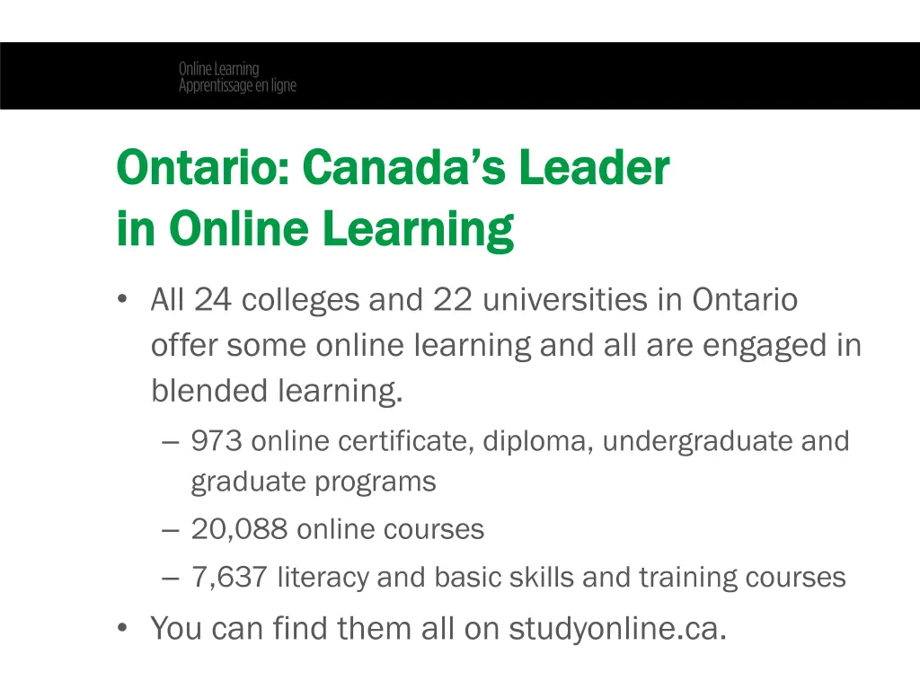 ontario ontario canada s leader canada s leader