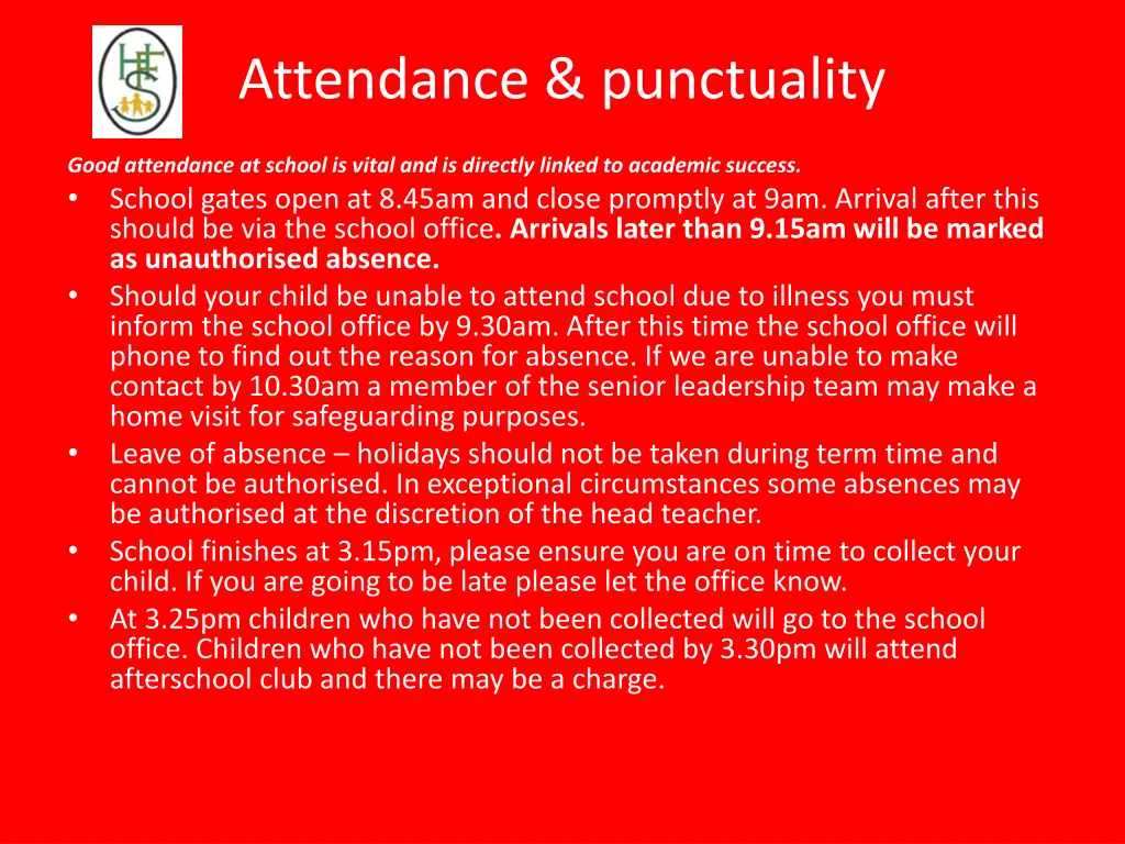 attendance punctuality