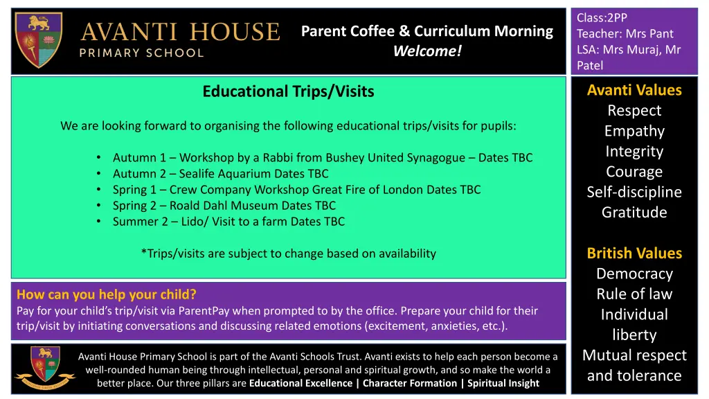 class 2pp teacher mrs pant lsa mrs muraj mr patel 16