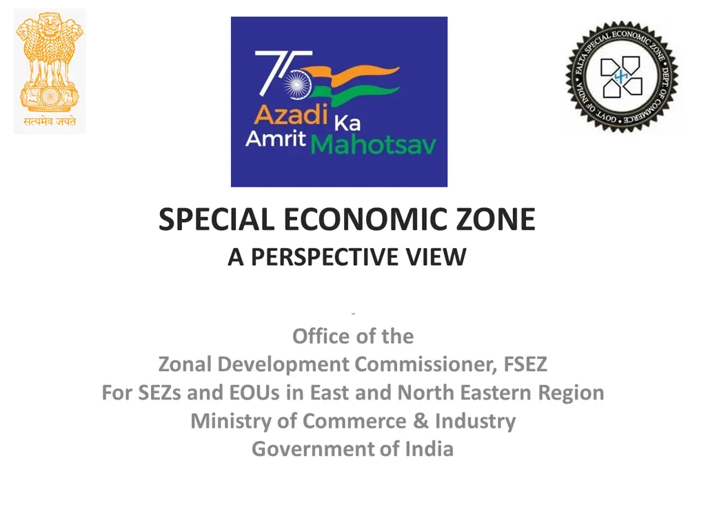 special economic zone a perspective view