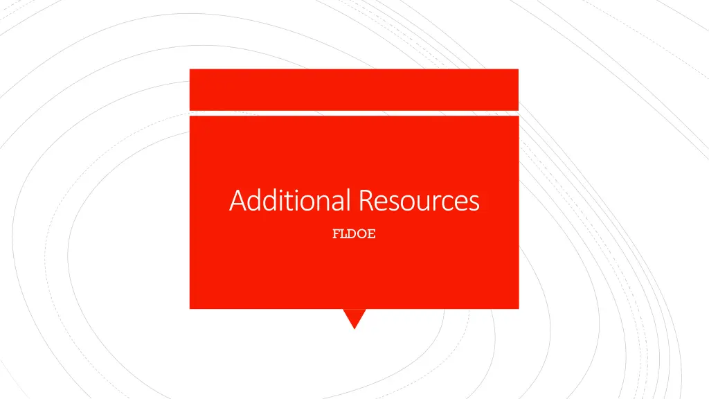 additional resources