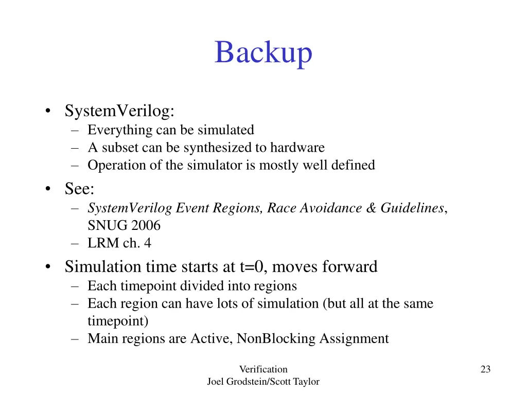 backup