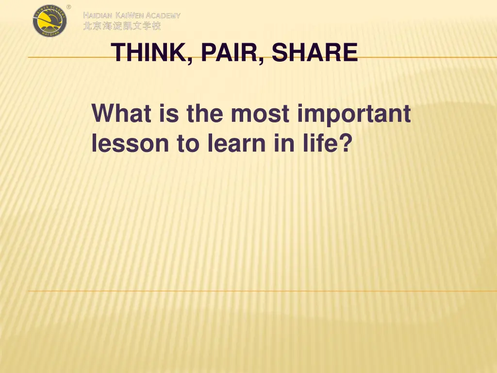 think pair share 11